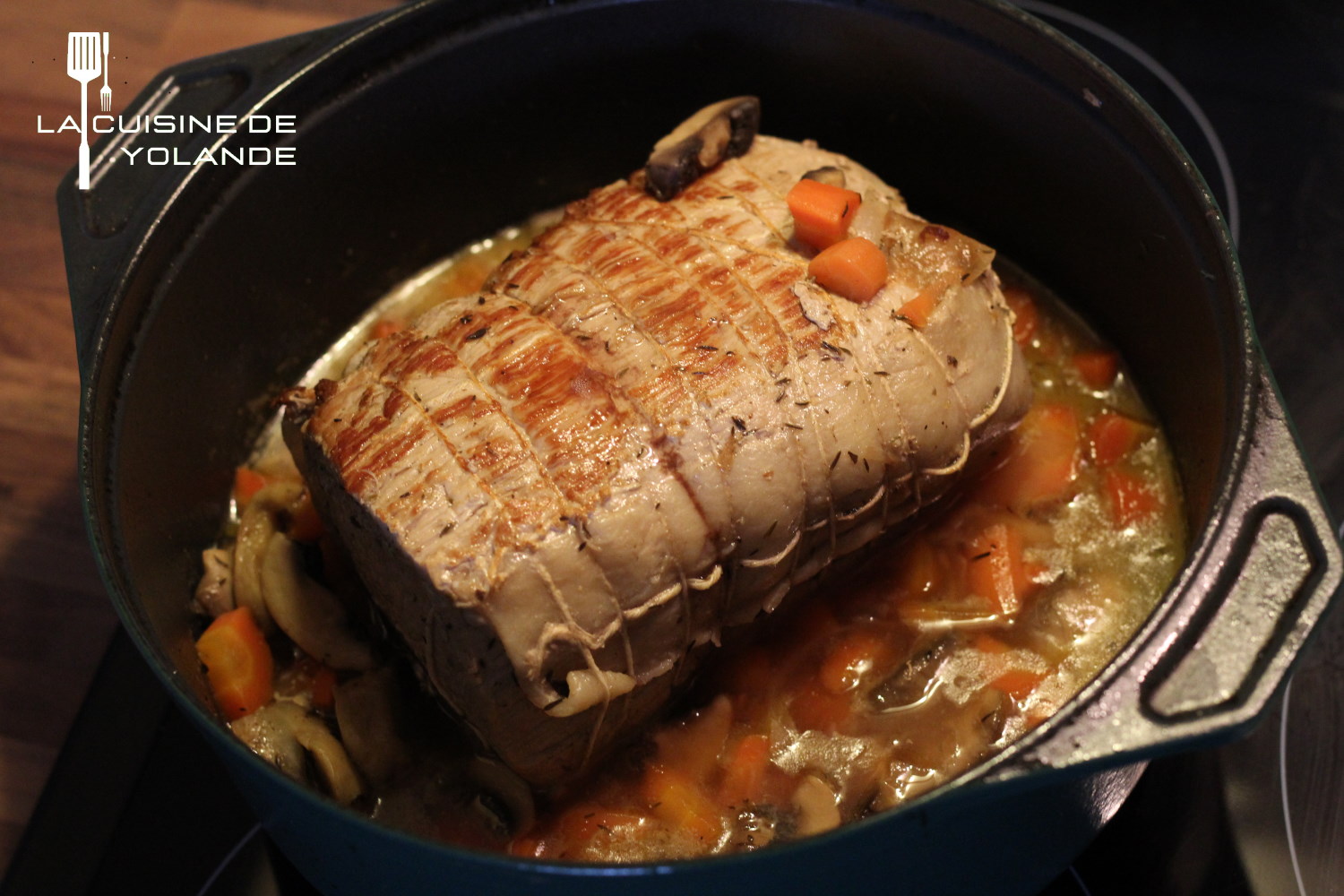 Cocotte de Noix de veau mijotée . – La Cuisine de Yolande